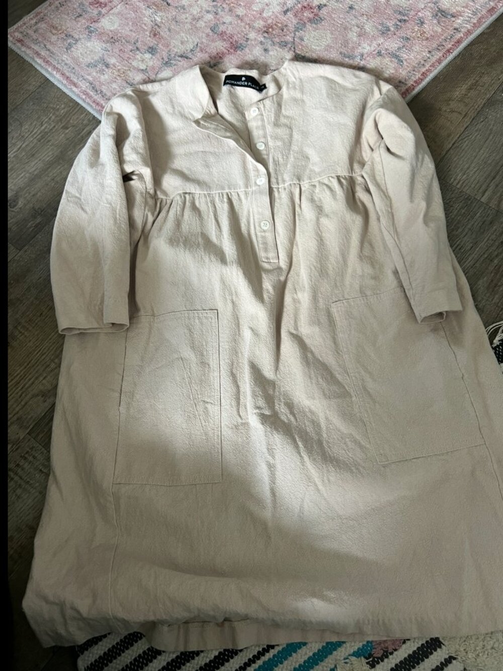 Pomander Place by Tuckernuck Fallon Babydoll Shirt Dress sz XS - Picture 2 of 13